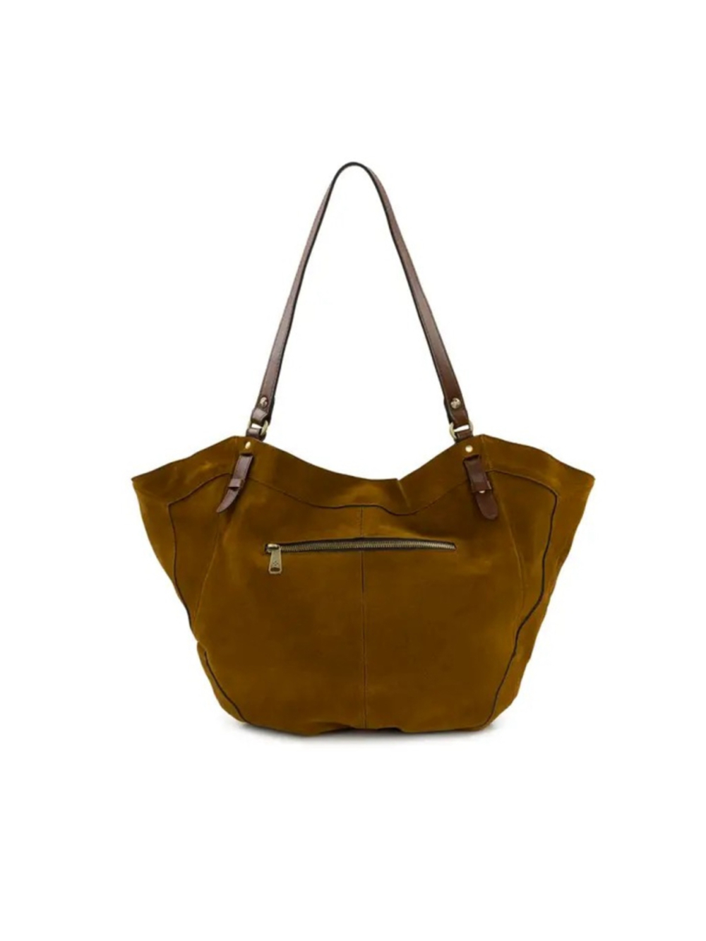 Patricia Liliane Tote - Suede Golden Brown - Picture 5 of 7